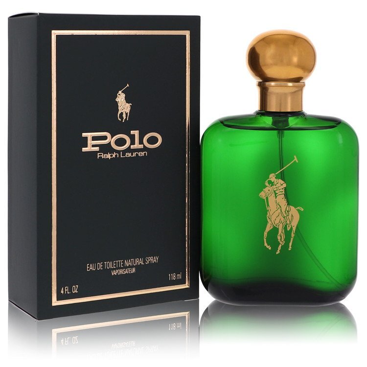 Polo By Ralph Lauren Eau De Toilette 4 Oz Men - Timeless Masculine Scent In Iconic Green Bottle