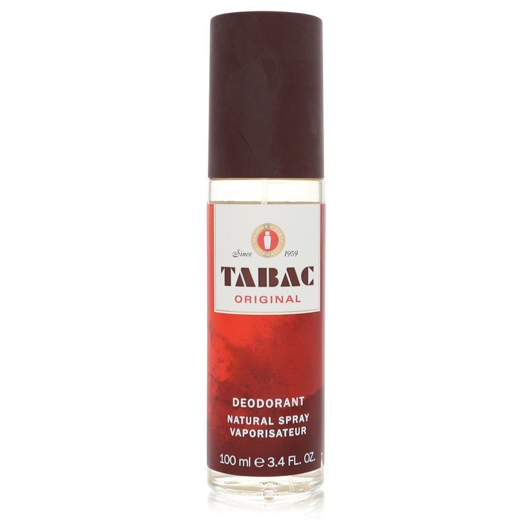 Maurer And Wirtz Tabac Deodorant Spray Glass Bottle 3.3 Oz Timeless Floral Masculine Scent