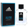 Adidas Ice Dive Eau De Toilette Spray 3.4 oz For Men - Spicy Citrus With Greens And Amber Blue Bottle