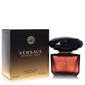 Versace Crystal Noir Eau De Toilette Spray 3 Oz For Women - Seductive Floral Fragrance With Black And White Accents