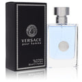 Versace Pour Homme Eau De Toilette For Men Modern Aromatic Fougere With Bright Citrus And Warm Dry Down Blue Bottle