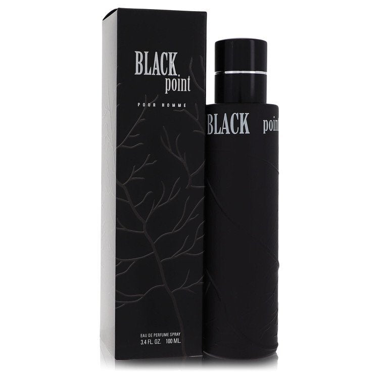 YZY Perfume Black Point Eau de Parfum for Men 3.4 Oz - Long Lasting Oriental Aromatic Fragrance Matches Black and White