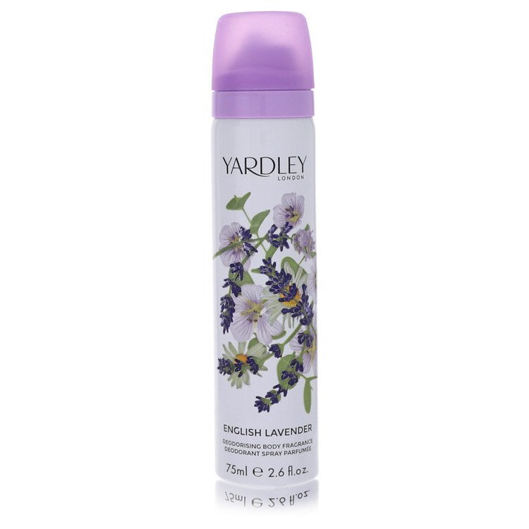 Yardley London English Lavender Refreshing Body Spray Unisex Floral Scent With Purple Color Match