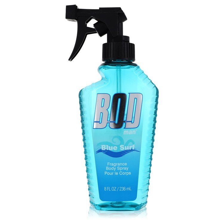 Bod Man Blue Surf Body Spray - Crisp Confident Scent For Men By Parfums De Coeur 8 Oz Blue Color Match