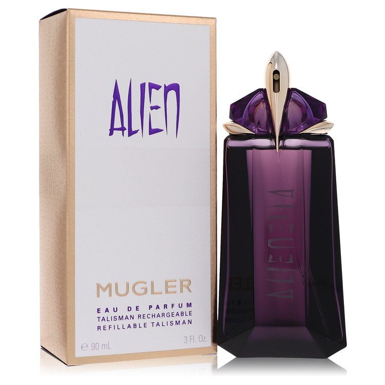 Thierry Mugler Alien Eau De Parfum Refillable Spray 3 oz Women - Eco Friendly Refill, Purple Bottle
