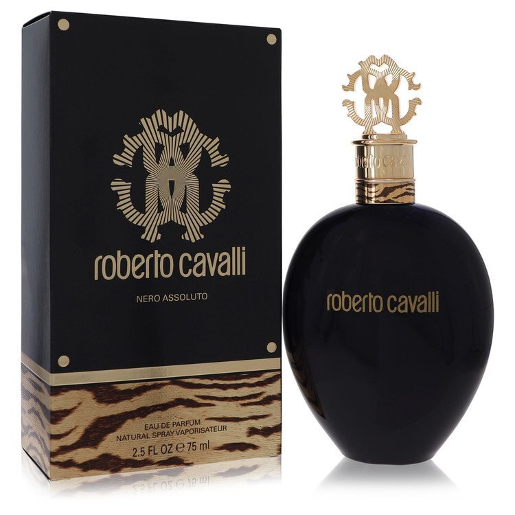 Roberto Cavalli Nero Assoluto Eau De Parfum Spray 2.5 Oz Women Black And White Long Lasting Fragrance