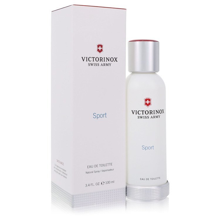 Victorinox Swiss Army Classic Sport Eau De Toilette for Men 3.4 oz - Fresh Aquatic Scent With Subtle Spice Kick Blue