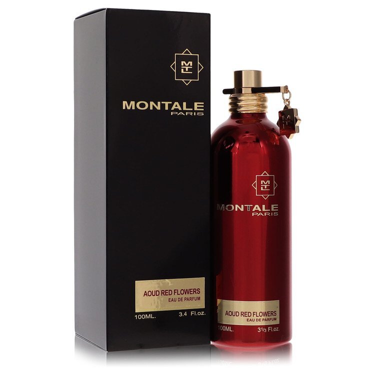 Montale Aoud Red Flowers - Luxurious Oriental Floral Fragrance for Women with Warm Spices and Red Pink Color Match
