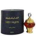 Ajmal 1001 Nights Concentrated Perfume Oil for Women - Oud Blend with Citrus and Rose Musk Incense Gold and Yellow