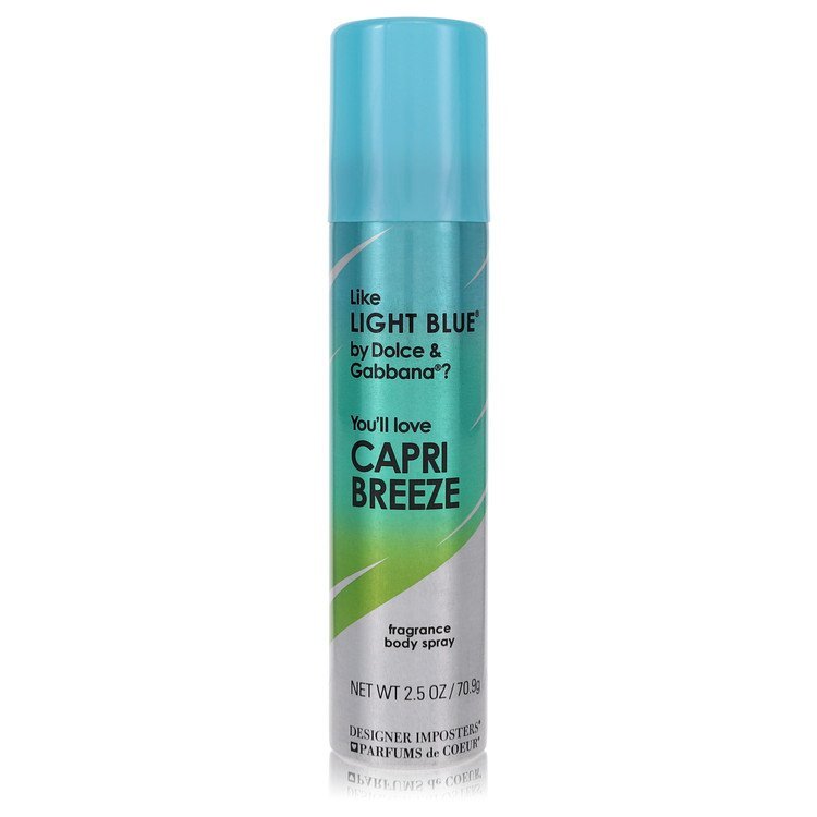 Designer Imposters Capri Breeze - Light Mediterranean Inspired Scent, Budget Dupe for Dolce and Gabbana, Blue Match