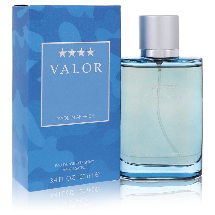 Valor By Dana Eau De Toilette Spray For Men 3.4 Oz Long Lasting Warm Spicy Fragrance With Boozy Notes Gold And Yellow