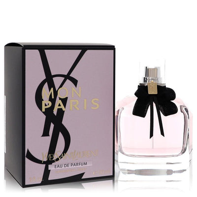 Yves Saint Laurent Mon Paris Eau de Parfum Spray 3.04 oz Women - Modern Romantic Fragrance Red And Pink Color Match