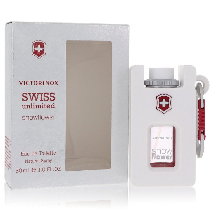 Victorinox Swiss Unlimited Snowflower Eau De Toilette 1 Oz Oriental Floral Scent For Everyday Elegance Black And White