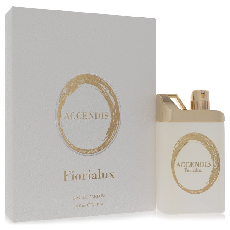 Accendis Fiorialux Eau De Parfum Spray Unisex 3.4 Oz Bright Citrus Floral Suede Gold And Yellow Color Match