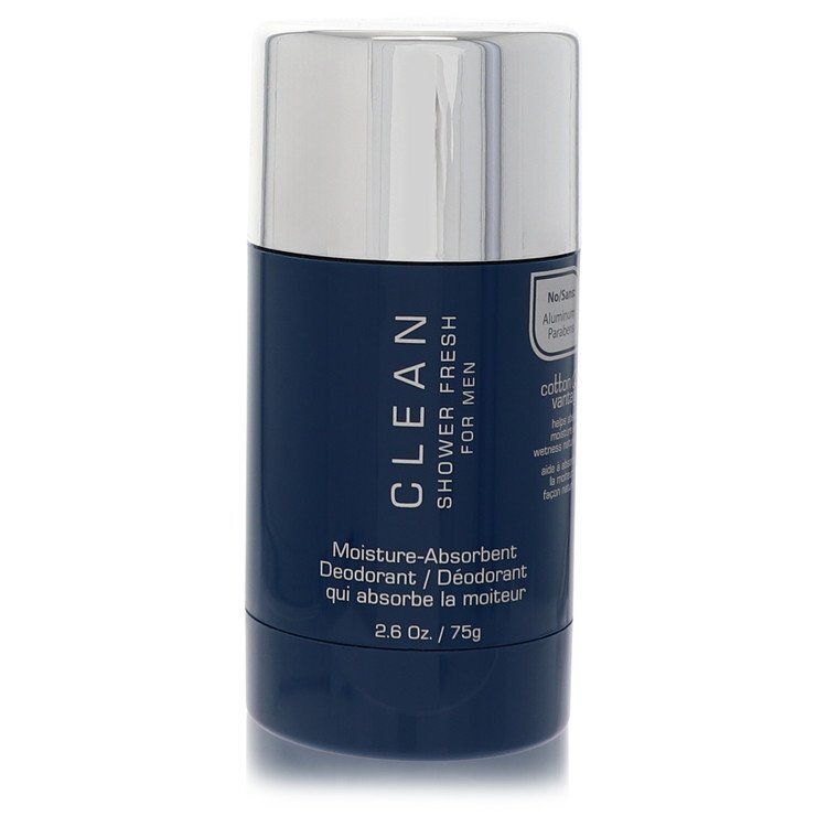 Clean Shower Fresh Deodorant Stick Blue for Men - All Day Odor Protection and Refreshed Feeling