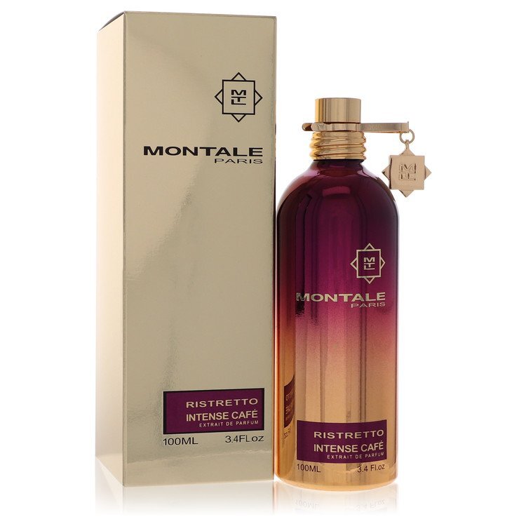 Montale Ristretto Intense Cafe Eau de Parfum - Unisex Bold Coffee with Rose Notes Red and Pink Match