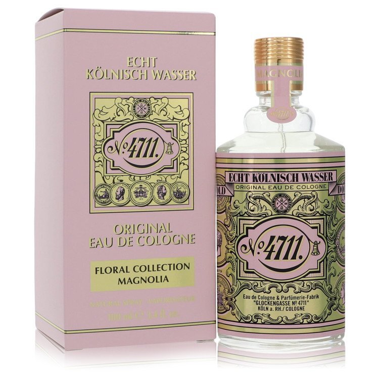 4711 Floral Collection Magnolia by 4711 Eau De Cologne Spray (Unisex) 3.4 oz (Women) by 4711