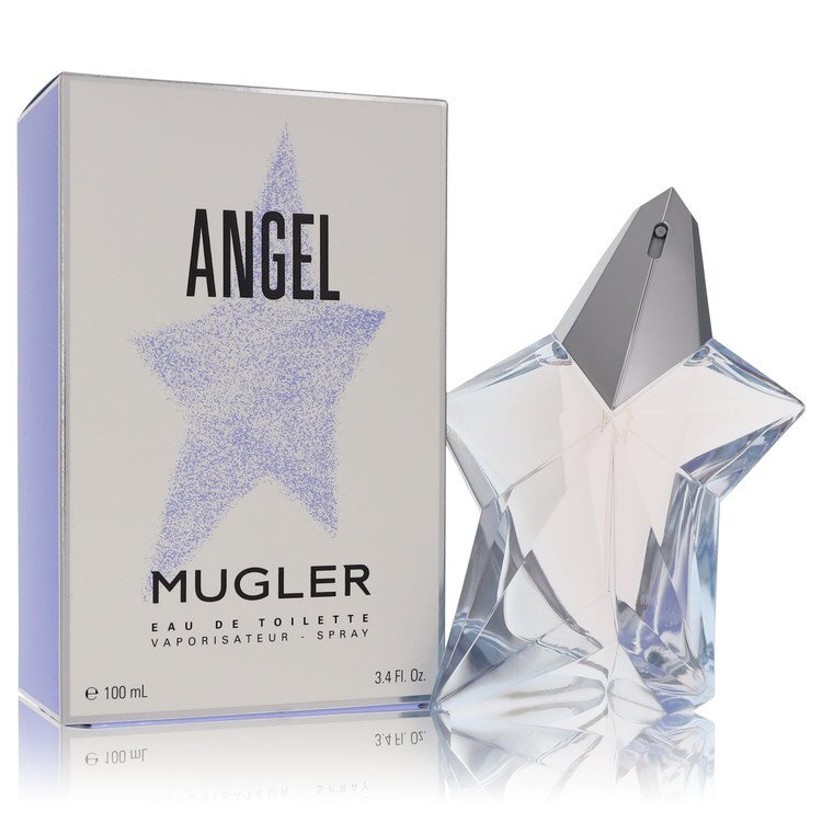 Thierry Mugler Angel Eau De Toilette Spray 3.4 oz Women - Meticulously Crafted Iconic Fragrance In Blue Bottle