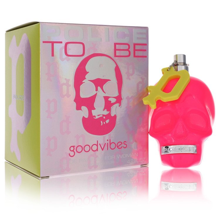 Police To Be Good Vibes Eau De Parfum Spray - Uplifting Womens Fragrance 4.2 oz Purple Match