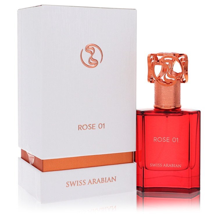 Swiss Arabian Rose 01 Eau De Parfum - Unisex Rose Forward Fragrance Matches Red And Pink