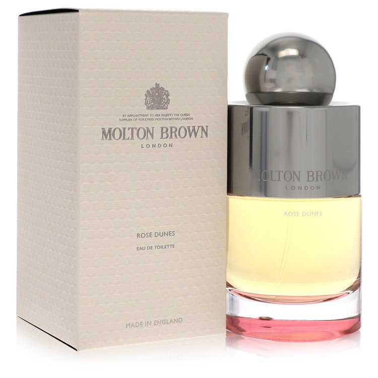 Molton Brown Rose Dunes Eau de Toilette Spray - Luminous Rose Scent with Sun-Warmed Depth and Red and Pink Color Match