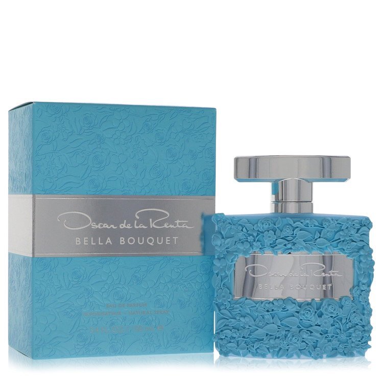 Oscar De La Renta Bella Bouquet Eau de Parfum Spray 3.4 oz Women - Floral Elegance Long-Lasting Scent Purple Color Match
