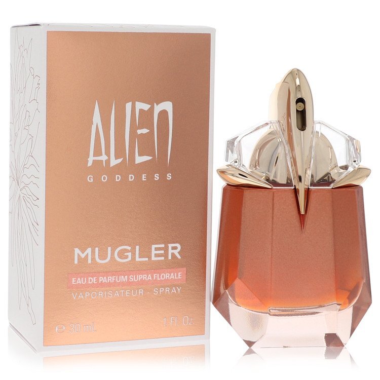 Thierry Mugler Alien Goddess Supra Floral Eau De Parfum 1 oz - Luminous Floral Signature in Purple Bottle