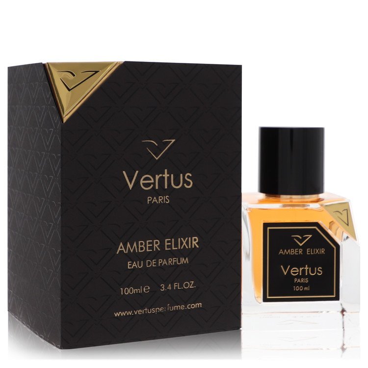 Vertus Amber Elixir by Vertus Eau De Parfum Spray (Unisex) 3.4 oz (Men) by Vertus