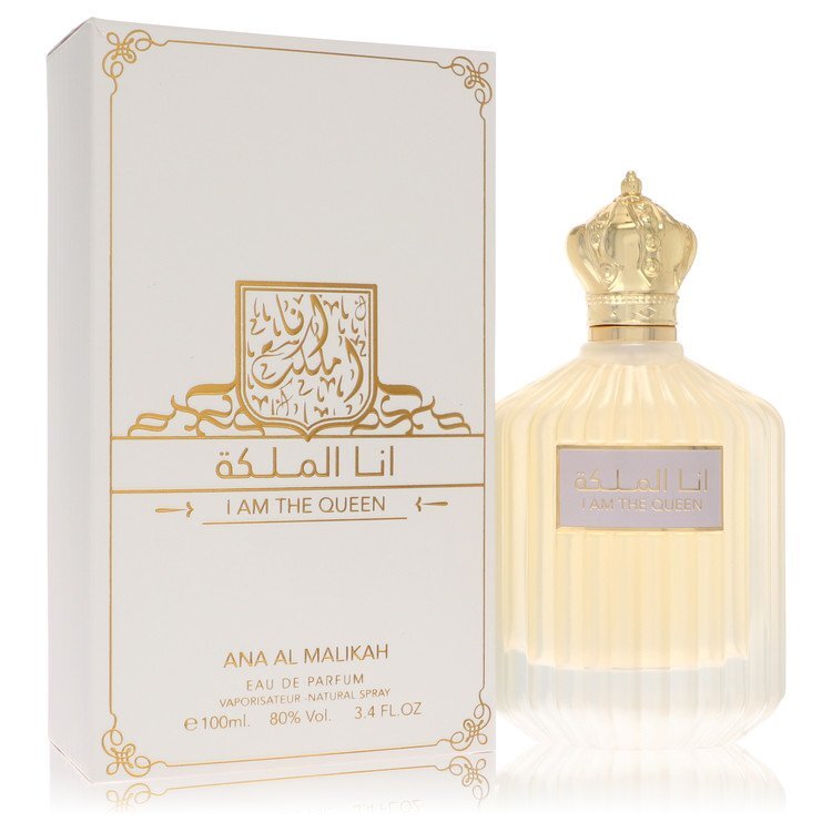 Ard Al Zaafaran I Am The Queen Eau De Parfum Spray 3.4 Oz For Women Long Lasting Scent Gold and Yellow Color Match