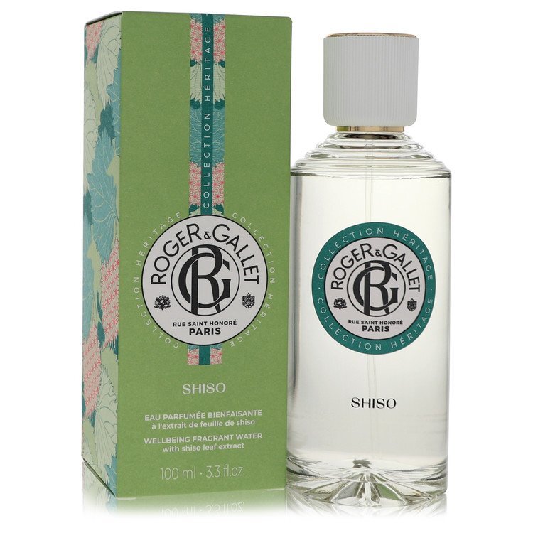 Roger & Gallet Shiso Wellbeing Fragrance Water - Unisex Fresh Botanical Scent For Everyday Wear, Green