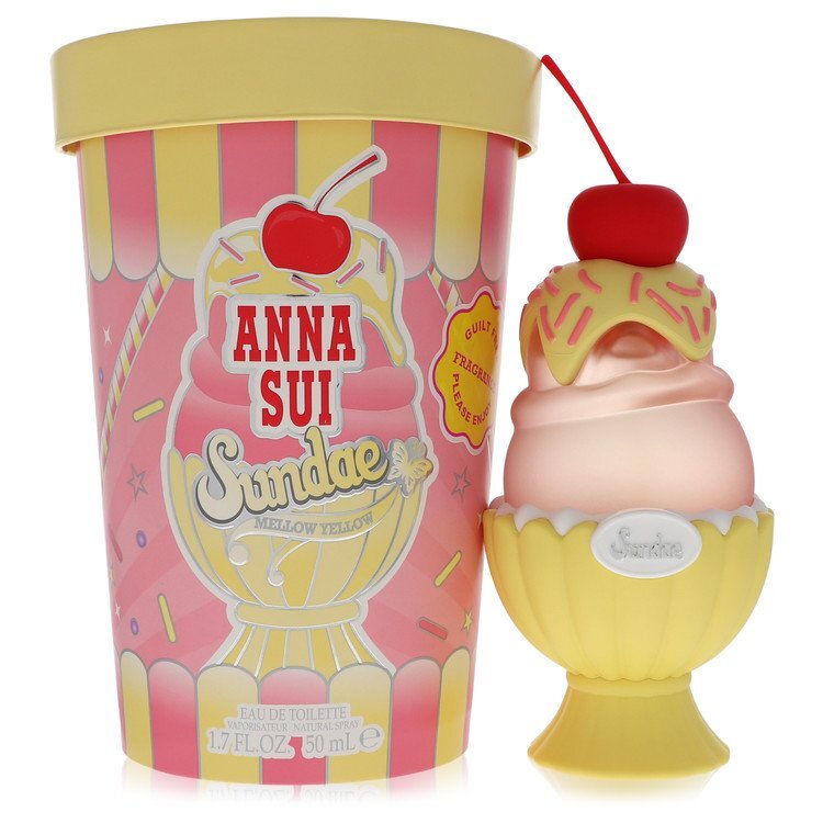 Anna Sui Sundae Mellow Yellow by Anna Sui Eau De Toilette Spray 1.7 oz (Women) by Anna Sui