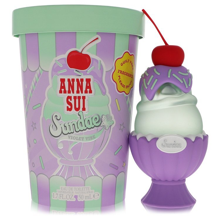 Anna Sui Sundae Violet Vibe Eau De Toilette - Violet Inspired Scent For Women Purple Match