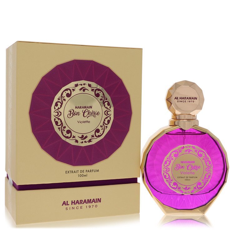 Al Haramain Bon Cherie Violette Extrait De Parfum Spray 3.4 Oz Women - Long Lasting Premium Fragrance Purple Match
