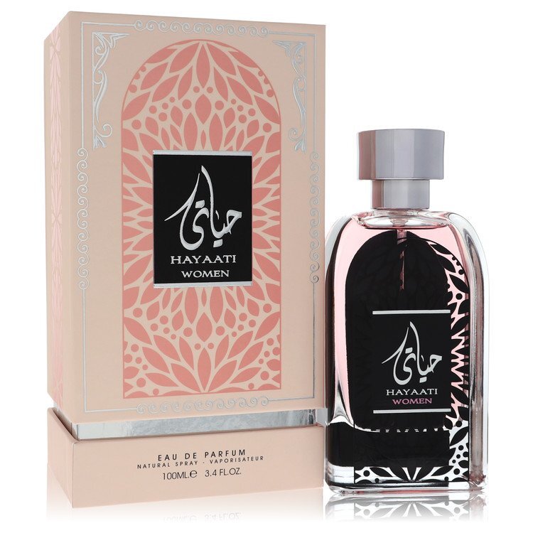 Ard Al Zaafaran Hayaati Eau De Parfum 3.4 Oz For Women - Long Lasting Scent For Daily Wear - Gold and Yellow Match