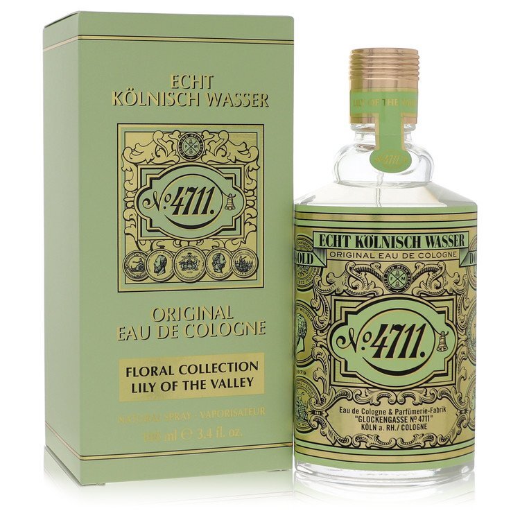 4711 Floral Collection Lily of the Valley by 4711 Eau De Cologne Spray (Unisex) 3.4 oz (Men) by 4711