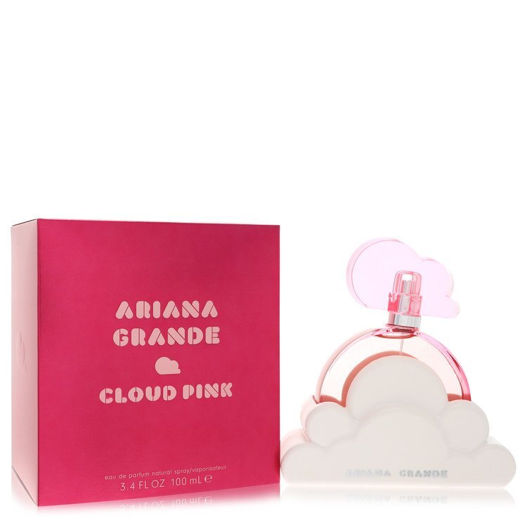 Ariana Grande Cloud Pink Eau De Parfum Spray 3.4 Oz Women Pink Edition Twist Light Uplifting Scent Red Pink Color Match
